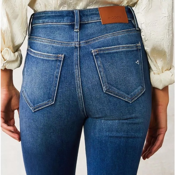 Hidden Happi Jeans size 29 raw hem flare - Picture 3 of 13